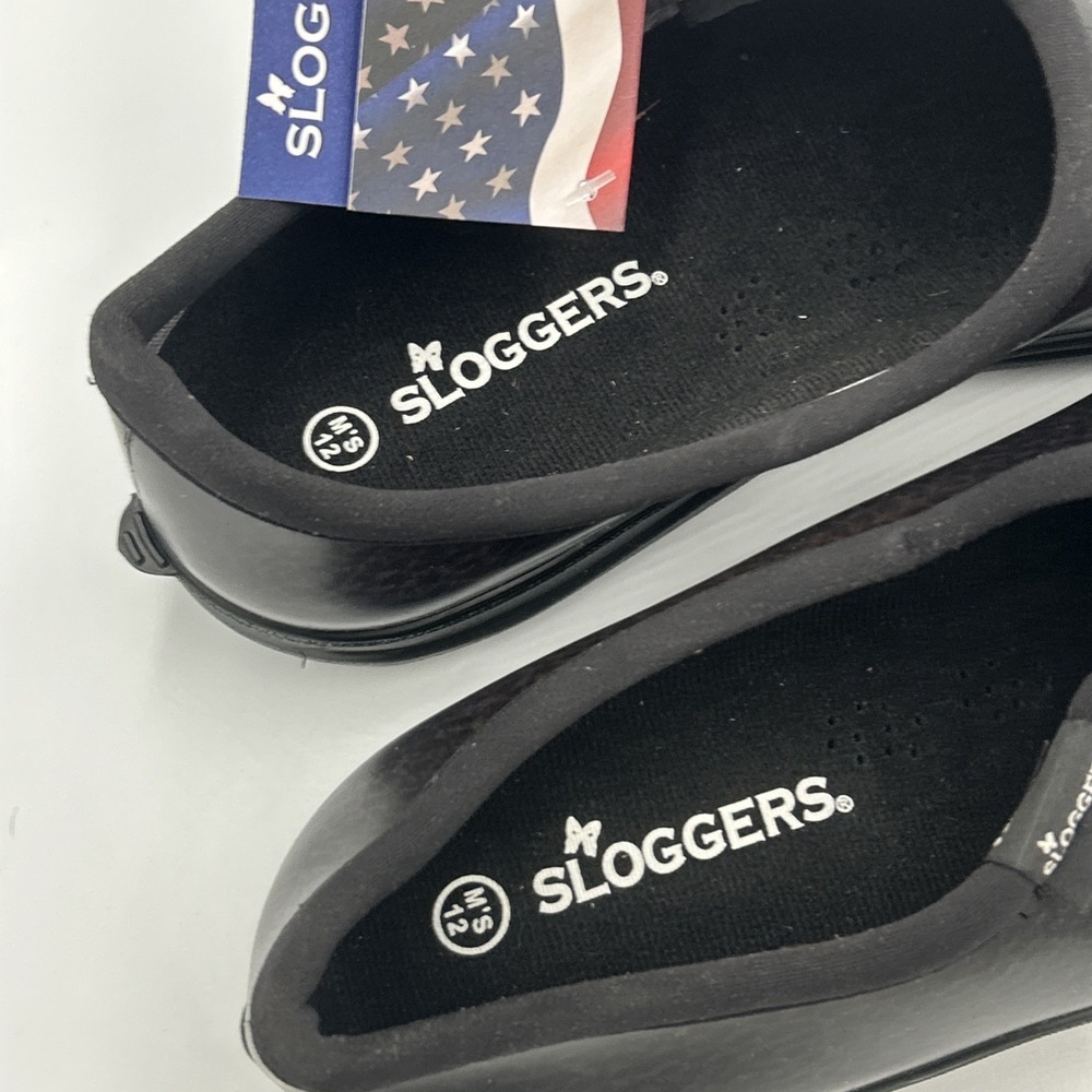 Sloggers Waterproof Work Shoe Men's Size 12 Slip On Garden Rain Black New No Box - Picture 5 of 9